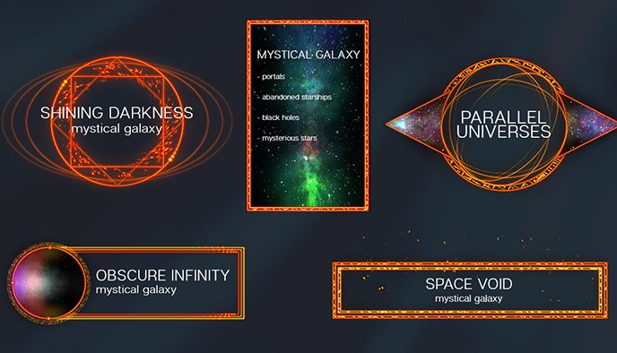 Mystical Galaxy Pack | Movavi Effects Store