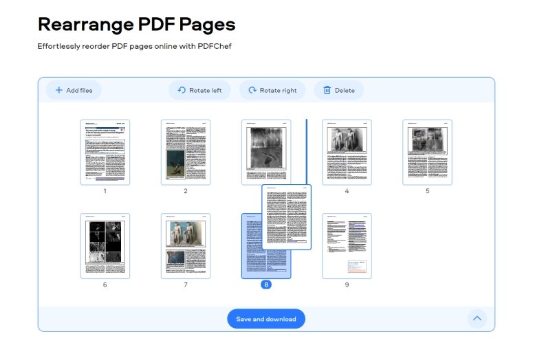 how to select certain pages on pdf for macbook