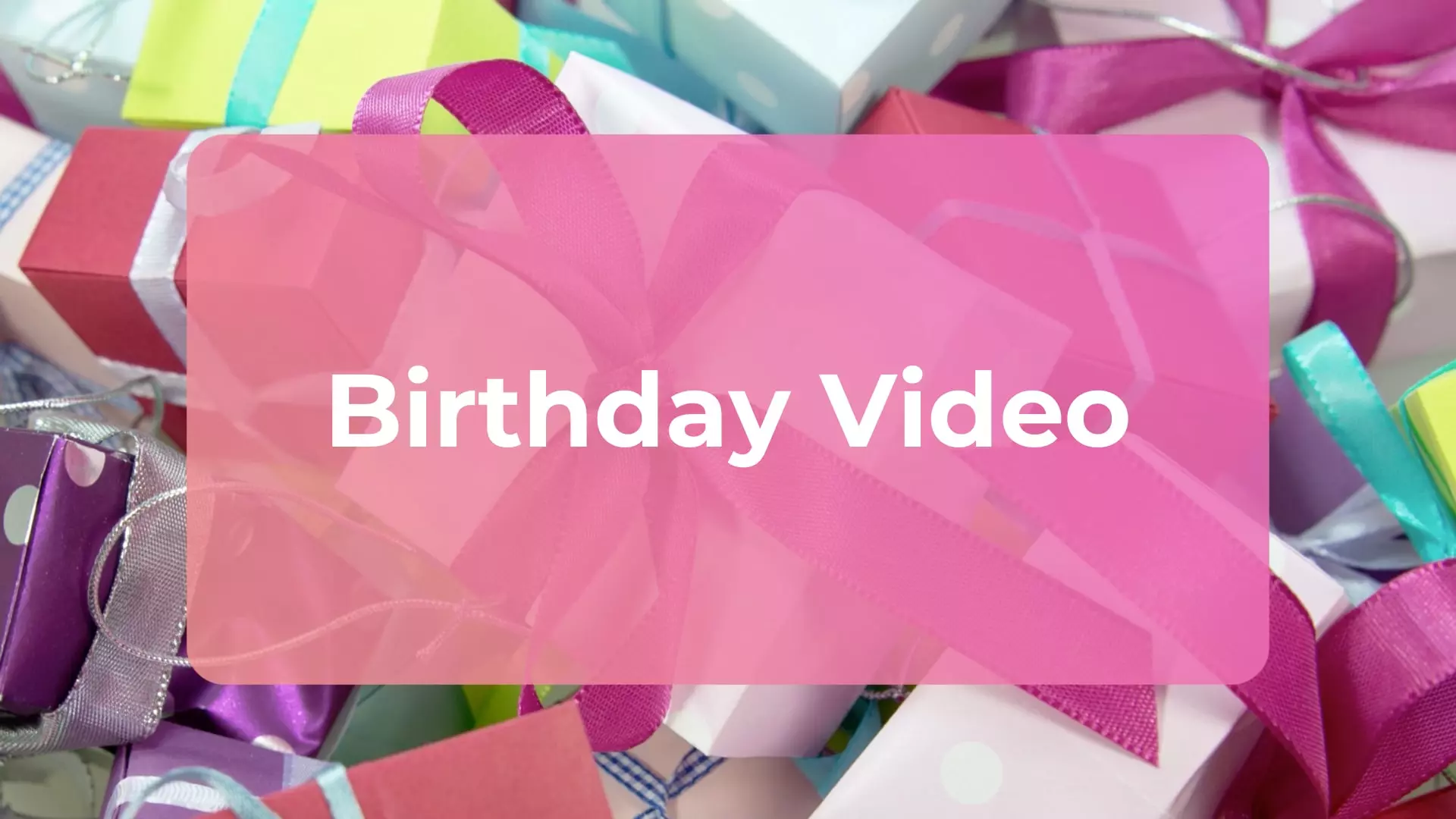 Birthday Video Maker Online Fastreel