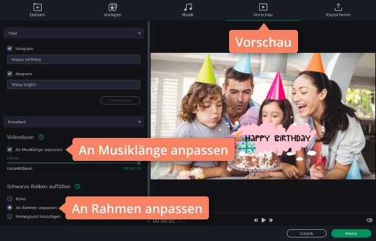 Geburtstagsvideo erstellen  Ideen für Geburtstagsvideos mit Musik