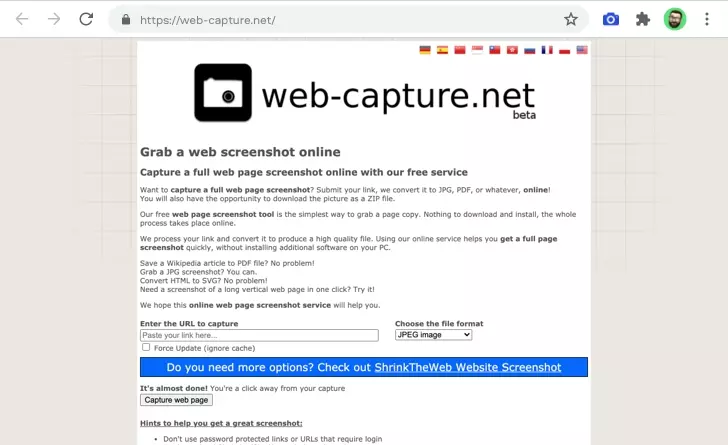 Web Capture