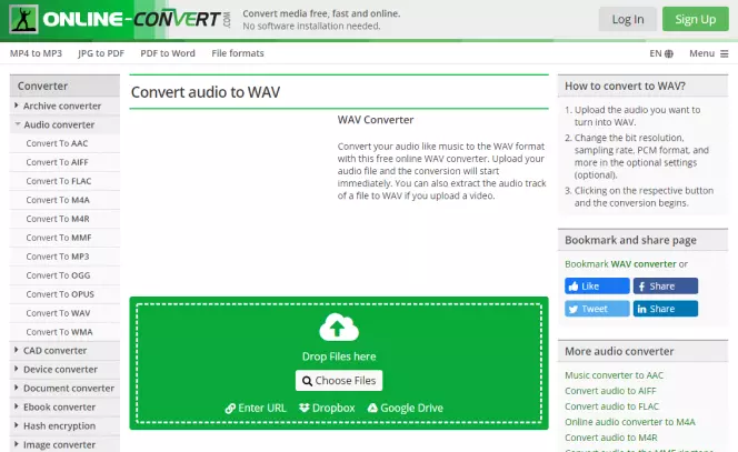 Electrify excuse Thursday Convert MP3 Audio to WAV Online for Free – Movavi