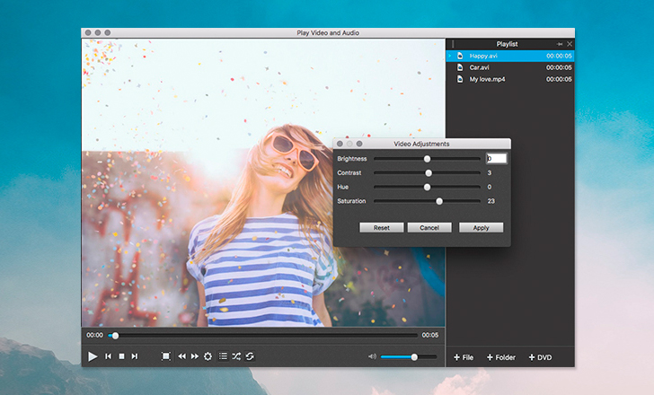 free avi video player for mac os x