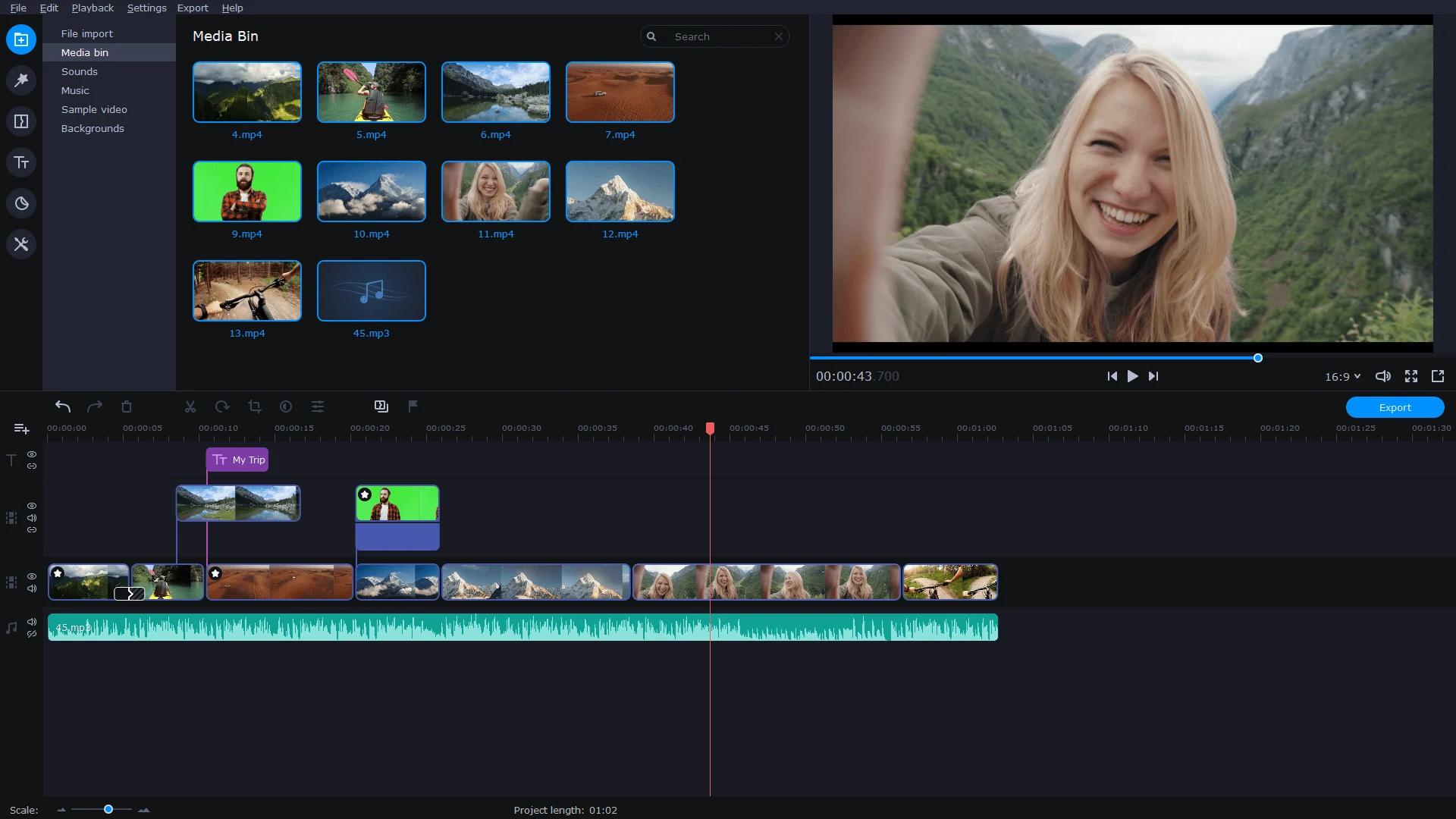 Free Download Video Editor for PС from Movavi